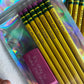 Back to School Bundle – Custom Engraved Pencils & Eraser Set