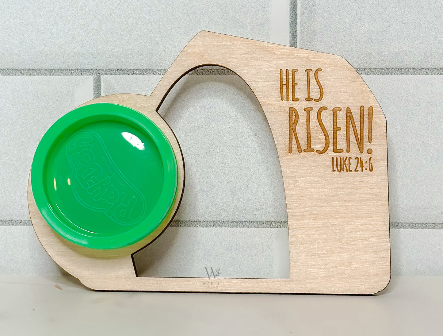 He Is Risen doh holder